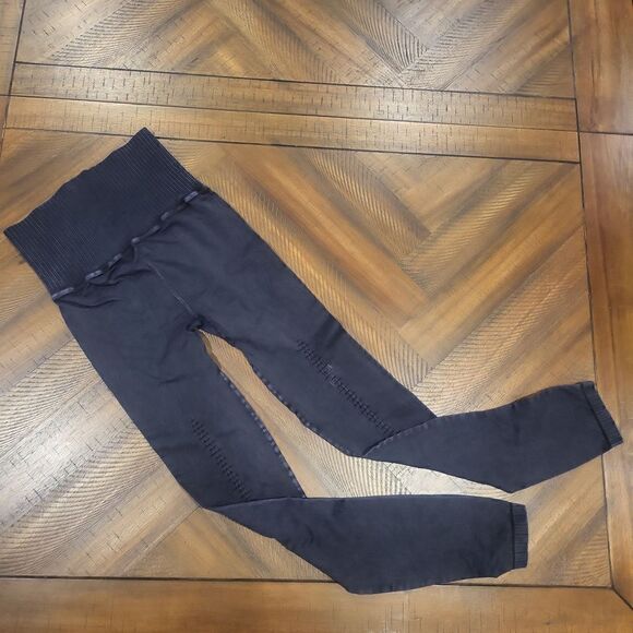 Free People Good Karma leggings washed black XS/S